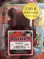 Mängden socker i Framboises
