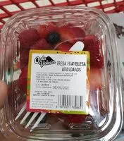 Mängden socker i Frambuesa y arándanos