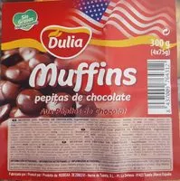 Mängden socker i Muffins pépites de chocolat
