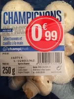 Mängden socker i Champignons de Paris