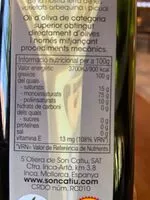 Mängden socker i Oli de mallorca