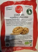 Mängden socker i Cookies espelta y chocolate