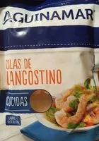 Mängden socker i Colas de langostino cocidas