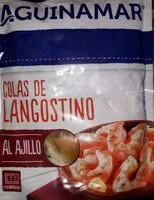 Mängden socker i Colas de langostino al ajillo