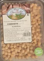 Mängden socker i Cigronets cuit