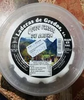 Mängden socker i Queso fresco de cabra