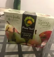 Mängden socker i Compota de manzana y pera 100% fruta pack 4 tarrina 100 g