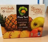 Mängden socker i Compota de manzana y piña fruta sin azúcar añadido tarrinas