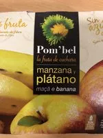 Mängden socker i Compota de manzana y plátano tarrina 400 g