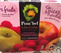 Mängden socker i Compota de manzana y frambuesa 100% pack 4 tarrina 100 g