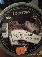 Mängden socker i Paté jabalí con pasas