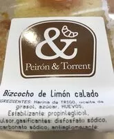 Mängden socker i Bizcocho de limon calado