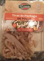 Mängden socker i Tiras de Pechuga de Pollo