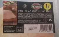 Mängden socker i Pollo asado al horno