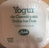 Mängden socker i Yogur con melocotón
