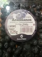 Mängden socker i Arándanos