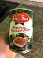 Mängden socker i Tomate y pimiento frito