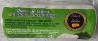 Mängden socker i Queso de cabra con ajo y finas hierbas