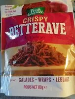 Mängden socker i CRISPY BETTERAVE Fresh Gourmet