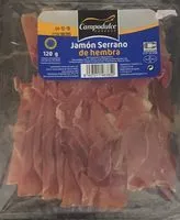 Mängden socker i Jamon Serrano de Hembra