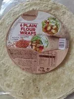 Mängden socker i 6 PLAIN FLOUR WRAPS