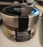 Mängden socker i Flor de sal en escamas con aceituna verde