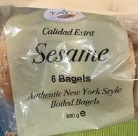 Mängden socker i Sesame Bagels
