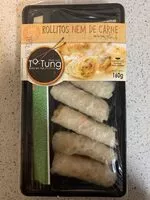 Mängden socker i Rollitos nem de carne