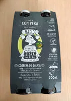 Mängden socker i Sidra con pera