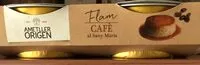 Mängden socker i Flam de café