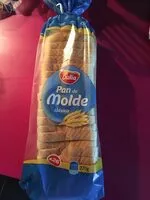 Mängden socker i Pan de molde blanco