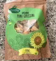 Mängden socker i Organic mini grissini pipas