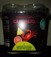 Mängden socker i Ensalada de cangrejo