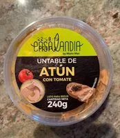 Mängden socker i Untable de Atún con tomate