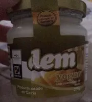 Mängden socker i Yogur con mermelada de limon