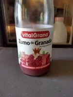 Mängden socker i Vitalgrana Premium - 100% zumo de granada española