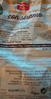 Mängden socker i Minicrakers de trigo con sésamo