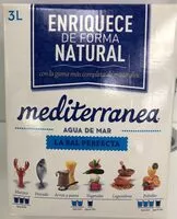 Mängden socker i Mediterranea agua de mar