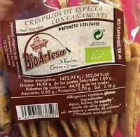 Mängden socker i Crespillos de espelta con cañamones