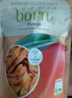 Mängden socker i Mango semideshidratat