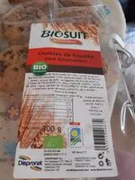 Mängden socker i Cookies de Espelta con chocolate