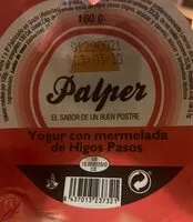 Mängden socker i Yogur con mermelada de higos pasos