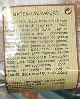 Mängden socker i Gâteau au yaourt