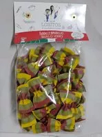 Mängden socker i Farfalle amarillas Rojas y verdes