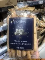 Mängden socker i Grissini artesanales