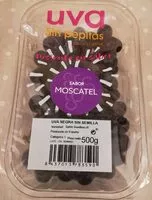 Mängden socker i Uva negra sin semilla