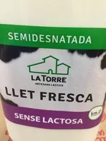 Mängden socker i Llet fresca semidesnatada sense lactosa
