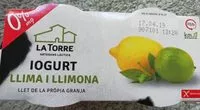 Mängden socker i IOGURT LLIMA I LLIMONA