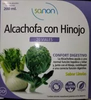 Mängden socker i Alcachofa con hinojo