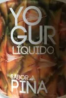 Mängden socker i Yogur líquido sabor piña